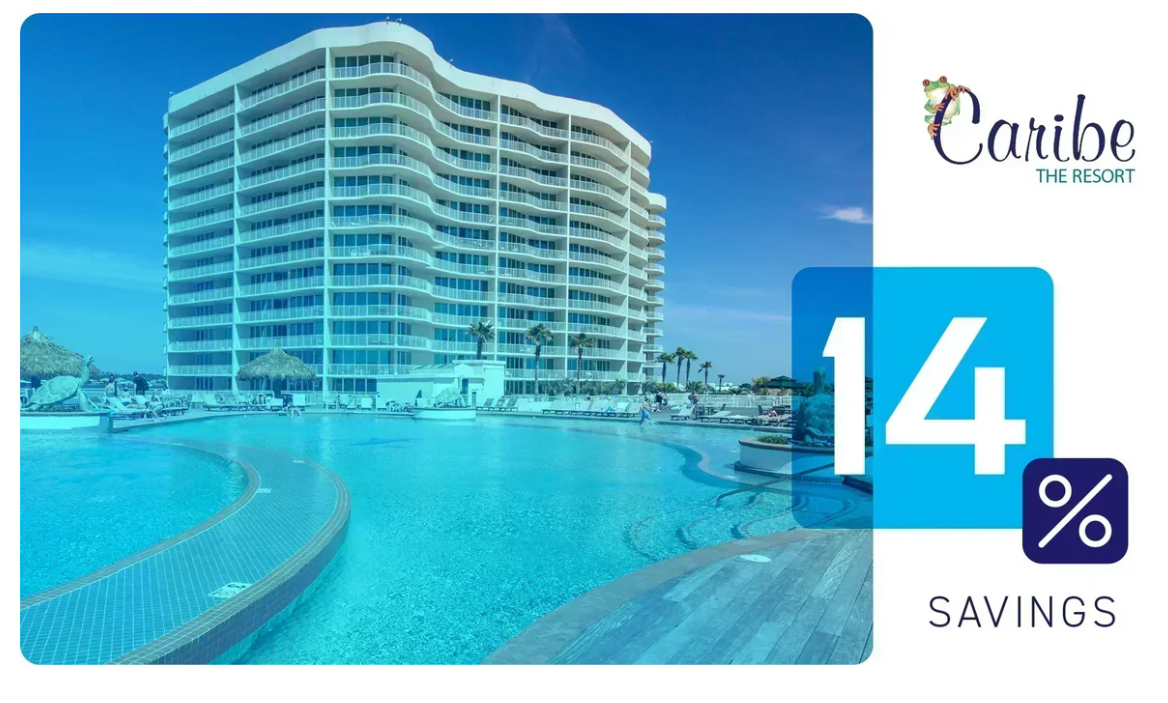 Savings: 14% – Caribe Resort