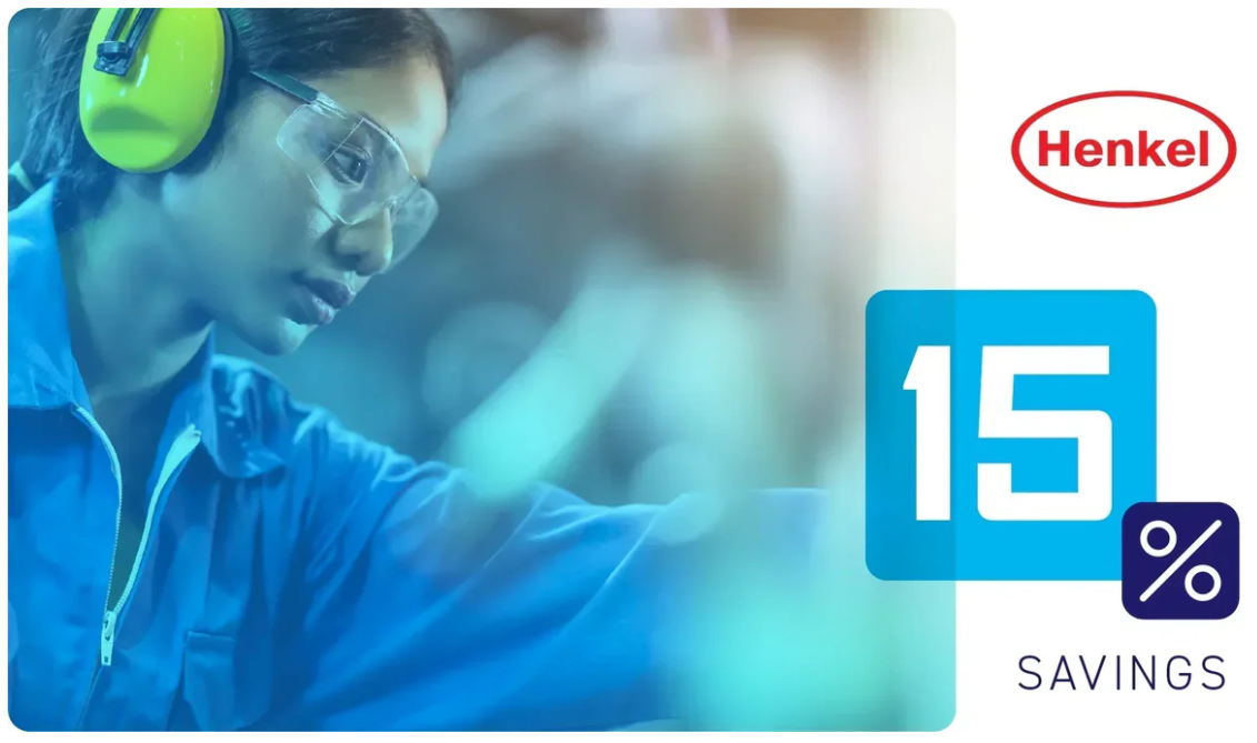 Savings: 15% – Henkel Corporation